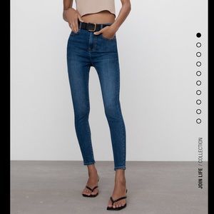 Z1975 high rise skinny jeans medium-dark denim
